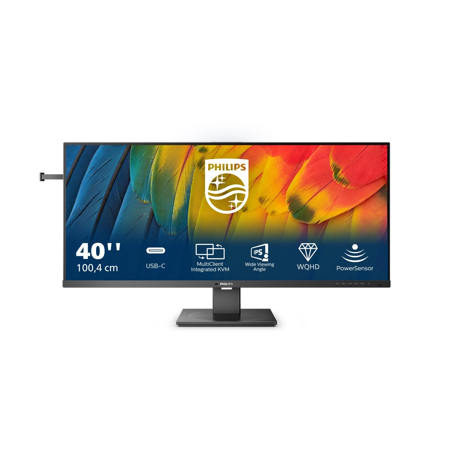 Monitor Profesional Ultraparonámico Philips 40B1U5600 39.53'/ WQHD/ Multimedia/ Regulable en altura/ Negro Monitor Profesional Ultraparonámico Philips 40B1U5600 39.53'/ WQHD/ Multimedia/ Regulable en altura/ Negro